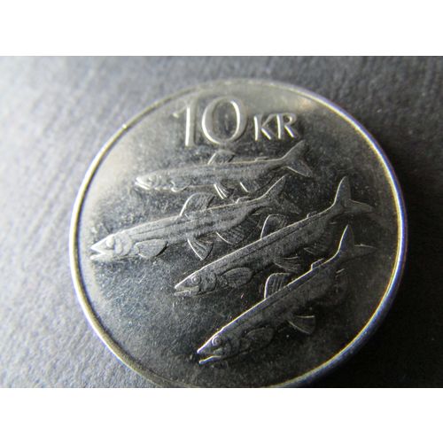 1996 ICELAND TEN KRONA - COIN - 2 FREE POST AAP