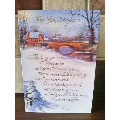 Nephew Christmas Card - For You, Nephew - 07