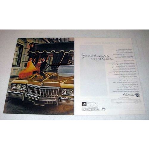 1972 Cadillac Car Ad - You Might Be Surprised!