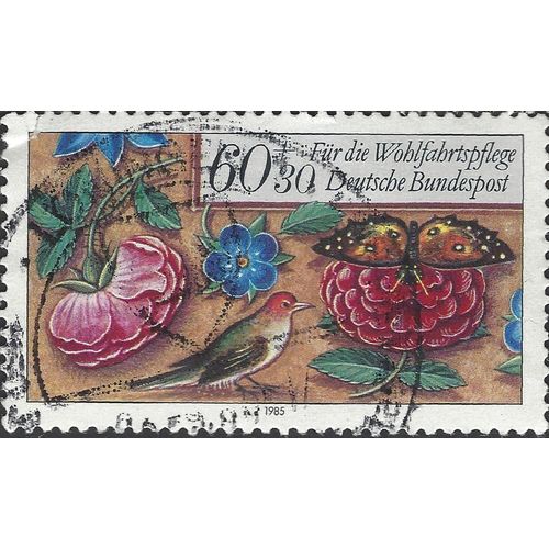 GERMANY, air, , brown 1985, 60+30pf, #3