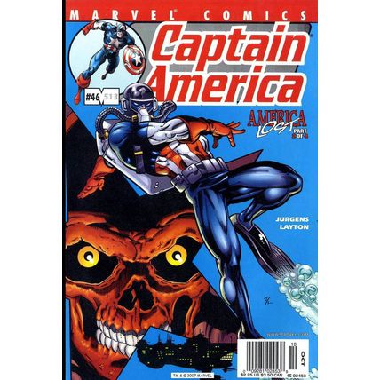 Captain America #46 p7 (2001) Jurgens/Layton Cap Undersea Battle Iron Man Guest