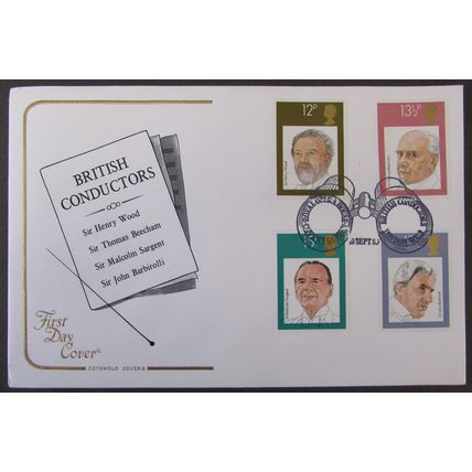 COTSWOLD - BRITISH CONDUCTORS FIRST DAY COVER 1980