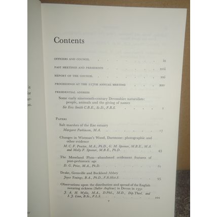 The Devonshire Association vol 112 EXMOUTH 1980 GC