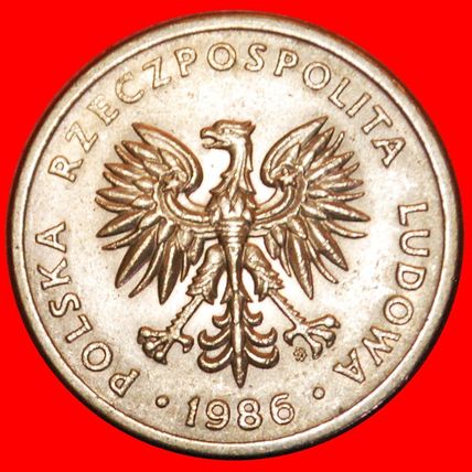 STARS ON EAGLE:POLAND★20 ZLOTY 1986★DISCOVERY COIN★UNCOMMON★LOW START★NO RESERVE