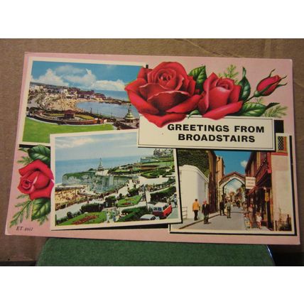 multiview, BROADSTAIRS, KENT unused postcard by Elgate dated 1982 =