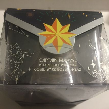 NEW Marvel's Captain Marvel Cosbaby Bobble-Head Figure by Hot Toys
