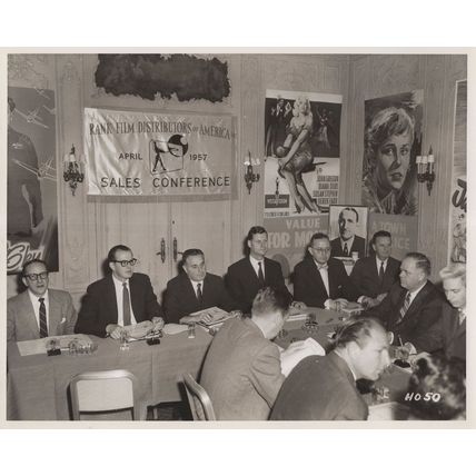 Diana Dors Rank Film Studios 1957 Dinner 10x8 Press Photo