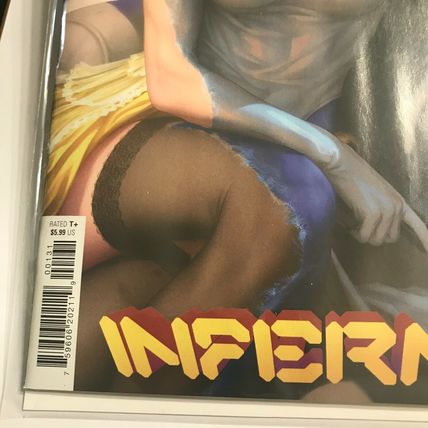 2021 Marvel Comics X-Men Inferno Mystique Artgerm Variant Comic Book #1