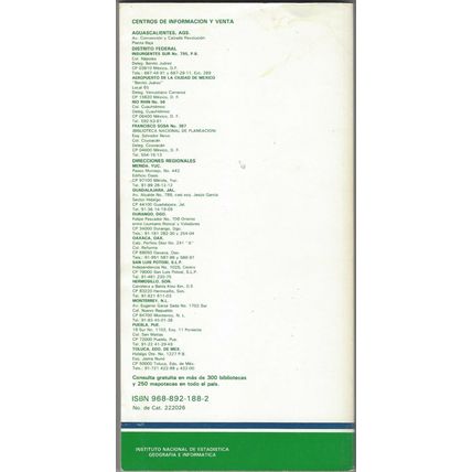 Vintage 1987 Mexico Guia Turistica Spanish Brochure