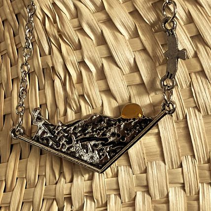 Necklace Mountain Sunset Pendant #481