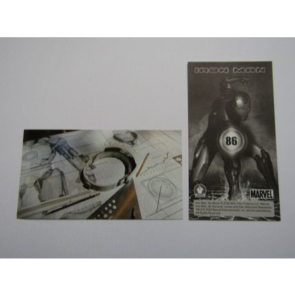 Marvel - Iron Man The Movie 2008 - Preziosi Sticker Drop-down Choice (e18)