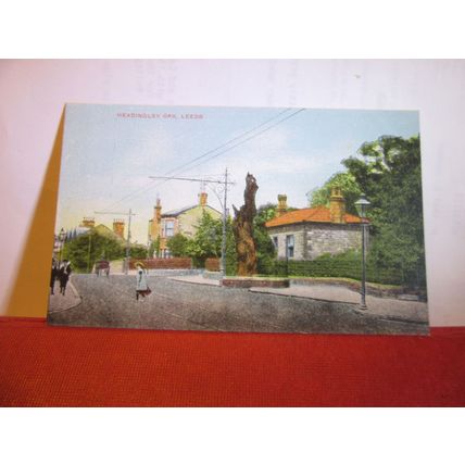 HEADINGLEY OAK, LEEDS, YORKSHIRE unused antique postcard =