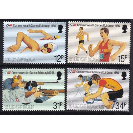 Isle of Man 1986 SG 306-9 UMM - Sport (E-645 (2))
