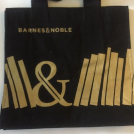 NEW Barnes & Noble Premium Organic In Conversion Cotton 14x15x5 Tote