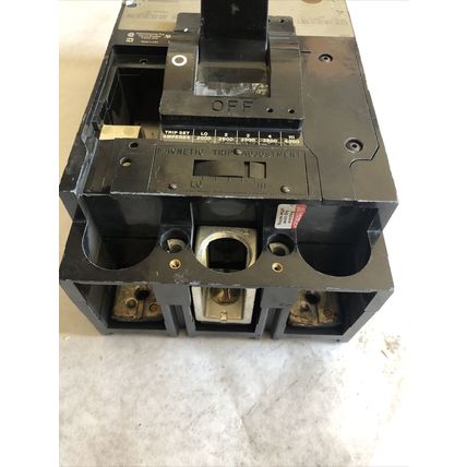 SQUARE D LAL3640036MVI052 CIRCUIT BREAKER 400AMP 3POLE 600VAC,400A,3Phase,BA
