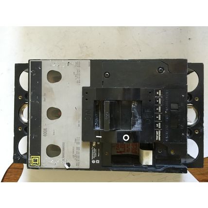 SQUARE D LAL3640036MVI052 CIRCUIT BREAKER 400AMP 3POLE 600VAC,400A,3Phase,BA