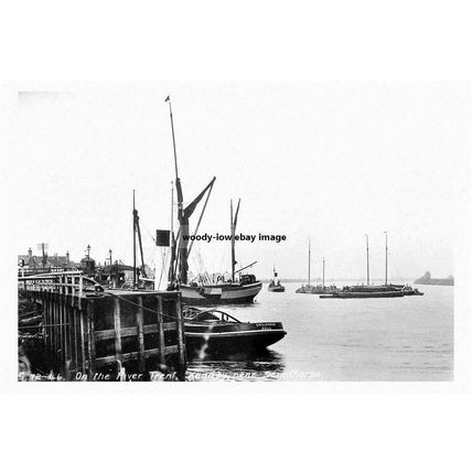 pt1883 - On The River Trent , Keadby , Lincolnshire - Print 6x4