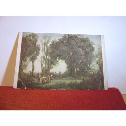 DANCE OF THE NYMPHS by Jean-Baptiste-Camille Corot used postcard 1936 pm =