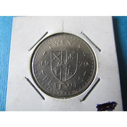 1979 GHANA TWENTY PESEWAS FREE POST.