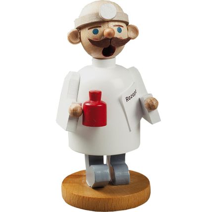 26354 - Richard Glaesser Incense Burner - Doctor - 4"H x 2.25"W x 1.75"D