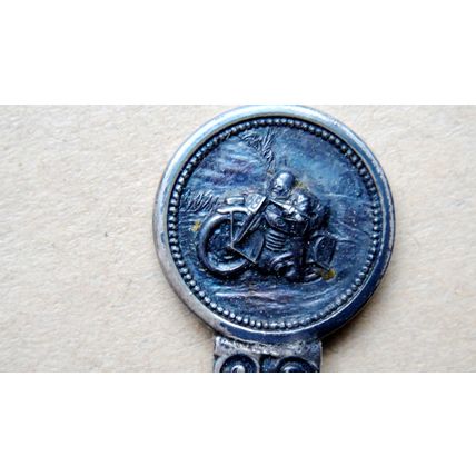 Motorcycle Team Trial Silver Hallmarked Spoon 1930
