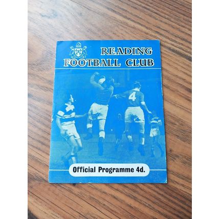 1961/62 Reading vs Portsmouth - Division 3 **FREE P&P**