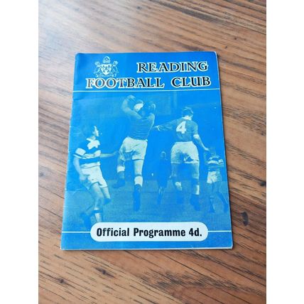 1961/62 Reading vs Hull City - Division 3 **FREE P&P**