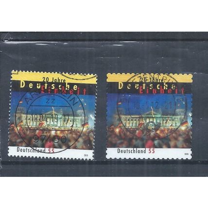 Germany Stamps 2010 German Re-unification used SG 3680 & 3681 (AR338)