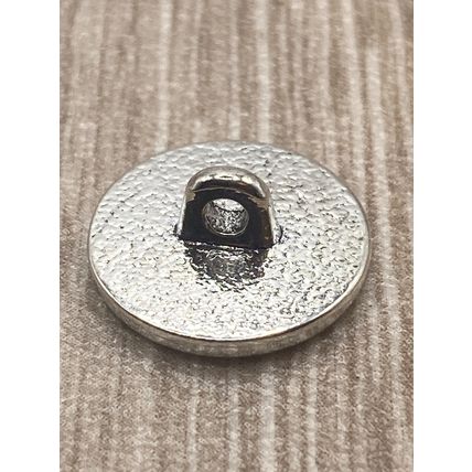 Shank Buttons 15mm Antique Silver Metal Coat Blazer Fancy Flower Design