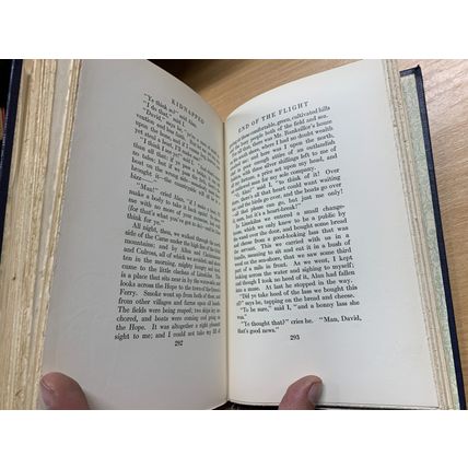 RARE* 1922 ROBERT LOUIS STEVENSON "KIDNAPPED" VOL 9 FICTION ANTIQUE BOOK (P6)