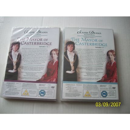 Classic Period Drama BBC The Mayor of Casterbridge Complete SeriesDVD New Sealed