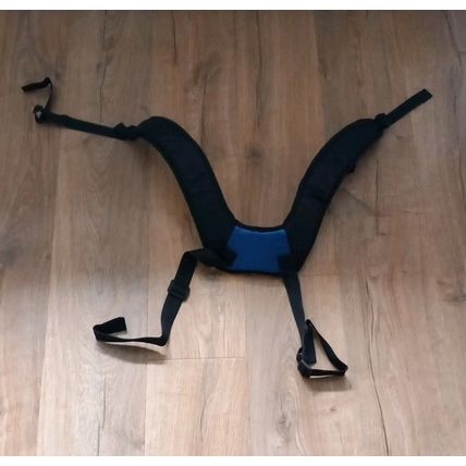 Double Shoulder Carry Strap Blue Black For Golf Bag Howson