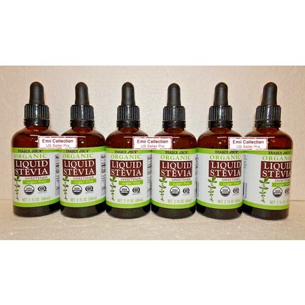 Trader Joe’s Organic Liquid Stevia Sweetener Sugar Free 2fl oz 60ml (6 Bottles)