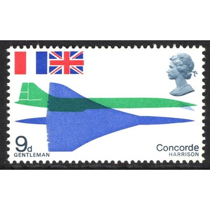GREAT BRITAIN 1969: CONCORDE - 9d MH (G12)
