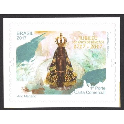 BRAZIL 2017: 300 YEARS APARECIDA FAITH & DEVOTION - MNH MINISHEET + STAMP (G18)