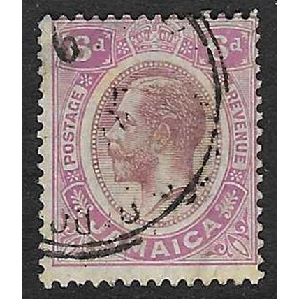 JAMAICA 1912-20 GV MULTI-CROWN CA 6d USED SG64