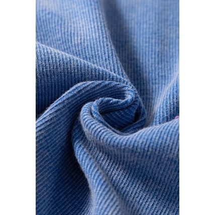 Sky Blue Mineral Wash Ribbed Notch Neck Tank Top