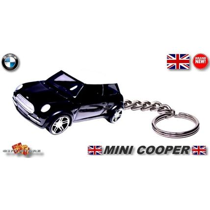 RARE KEY CHAIN BLACK BMW NEW MINI COOPER CUSTOM Ltd Ed.