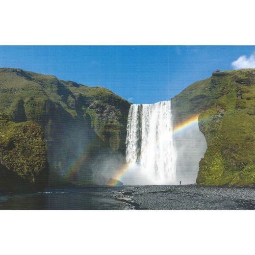 K1413: The Skógafoss Waterfall.
