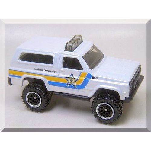 Matchbox - '89 Chevy Blazer 4x4: MBX Rescue #11/20 - #53/100 (2019) *White*