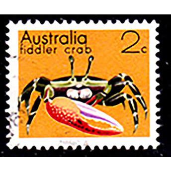 Australia 1973 Marine Life Fiddler Crab 2c Used Stamp.
