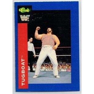 WWF ' CLASSIC ' card # 120 TUGBOAT (1991)