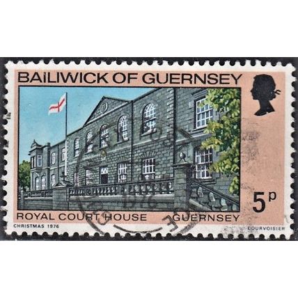 GUERNSEY, 1976 5p Christmas, Scott 141 (SG 145), used