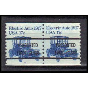 1906a 17c Electric Auto Fine MNH Dry Gum CNP Left 6A PA0456