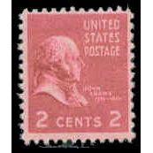 806 2c John Adams Fine MNH M07785