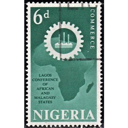 NIGERIA, 1962 6d Lagos Conference, SG 113 (Scott #125), used