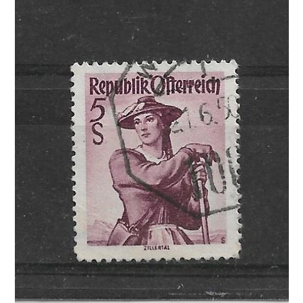 Austria.SG1142 5s "Zillertal".Fine Used.Aug22a