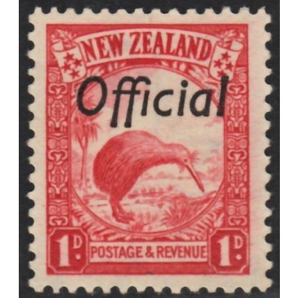 New Zealand, 1936-61, 1d Official, SG O121 (Scott #O61) , mint
