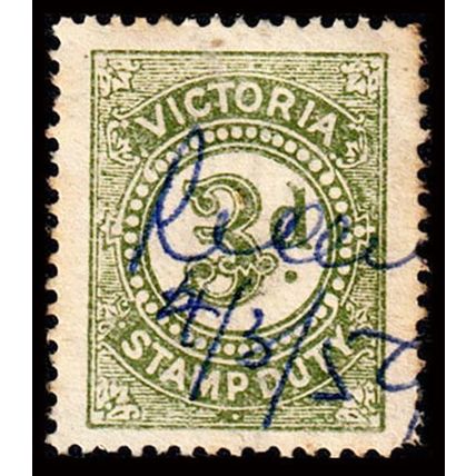 Australia Victoria 3d Stamp Duty Used VIC