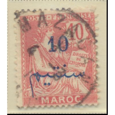 French Morocco Stamp Scott #30, Used